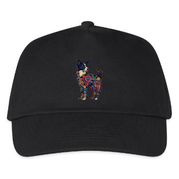 Border Collie - Kinder Basecap - Schwarz - Vorne