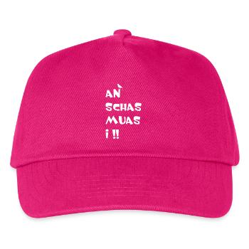 An Schas muas i - Kinder Basecap - Fuchsia - Vorne
