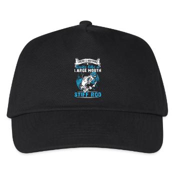 Fishing There's Nothing Quite Like A Large Mouth - Kids’ Baseball Cap - black - Front