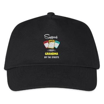 Bingo - Kinder Basecap - Schwarz - Vorne