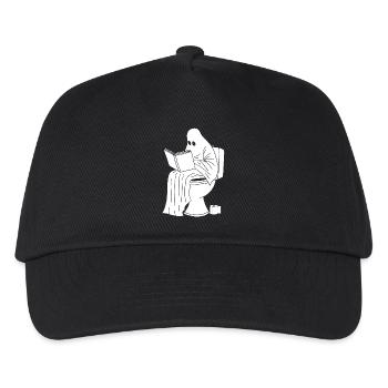 La pause du fantôme - Casquette de baseball Enfant - noir - Devant