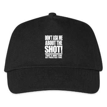 Bowling Don't Ask Me About The Shot - Kids’ Baseball Cap - black - Front
