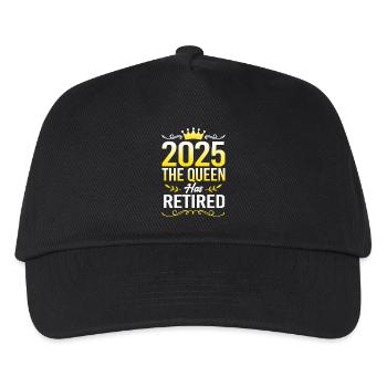 Retirement 2025 Pensioner Pension Pensioner - Kids’ Baseball Cap - black - Front