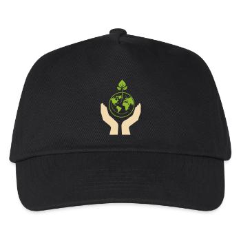 Eco Warrior – Sauvons notre planète - Casquette de baseball Enfant - noir - Devant