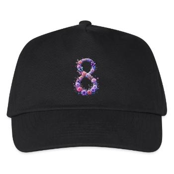 Women's Day 8 March Together for Strength & Freedom - Kids’ Baseball Cap - black - Front