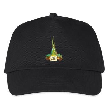 Trophäefür den Verlierer! - Kinder Basecap - Schwarz - Vorne