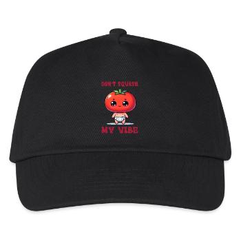 Don't squash my vibe - Kinder Basecap - Schwarz - Vorne