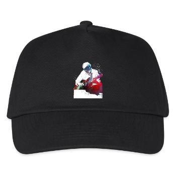 Guitarist music art - Kids’ Baseball Cap - black - Front