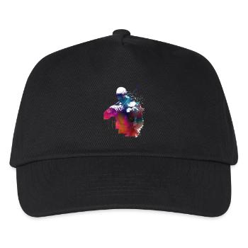 Violinist music art - Kids’ Baseball Cap - black - Front
