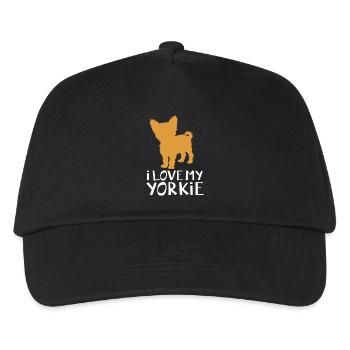 Yorkshire Terrier - Kinder Basecap - Schwarz - Vorne