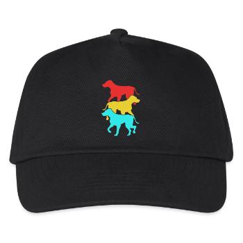 Rhodésian Ridgeback - Casquette de baseball Enfant - noir - Devant