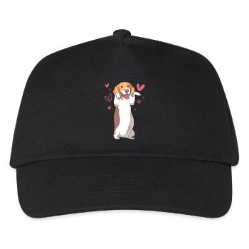 Beagle Mom Mom Dog Mom - Kids’ Baseball Cap - black - Front