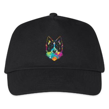 Border Collie - Kinder Basecap - Schwarz - Vorne