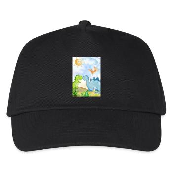 Dino - Kids’ Baseball Cap - black - Front
