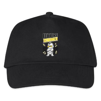 Future chaos? Already in planning! - Kids’ Baseball Cap - black - Front