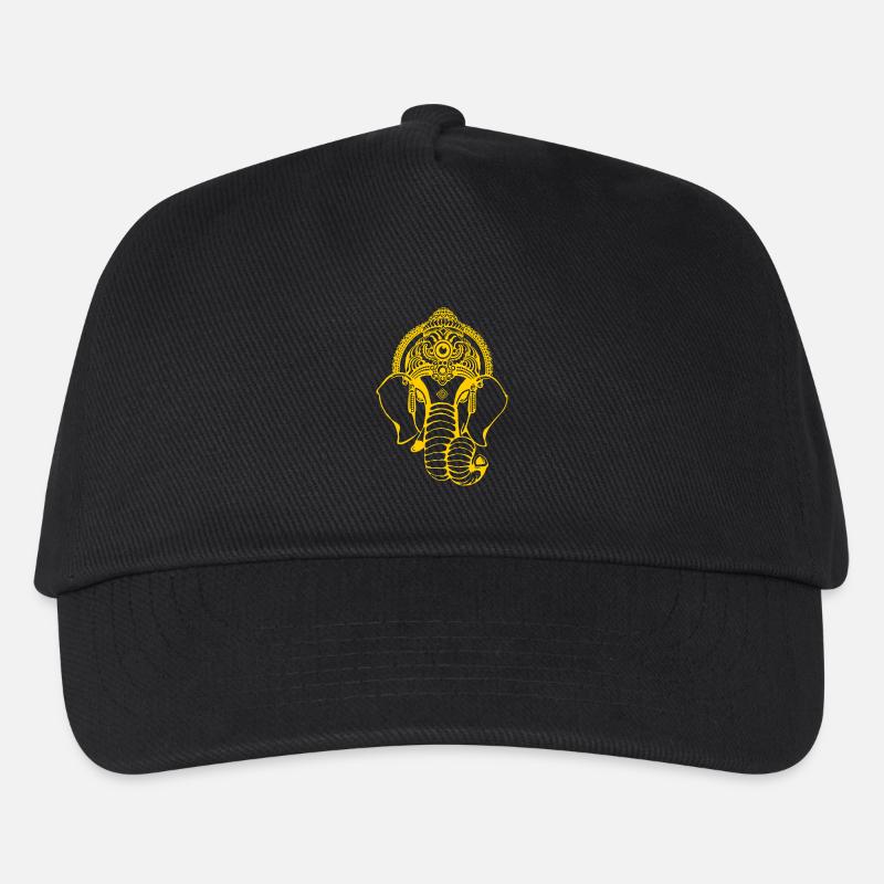 Elephant Ganesha - Kids’ Baseball Cap - black