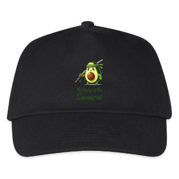 Avocado Samurai Fruit - Kids’ Baseball Cap - black - Front