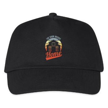 The Barn Means Home - Kids’ Baseball Cap - black - Front