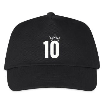 10 Crowns - Kids’ Baseball Cap - black - Front