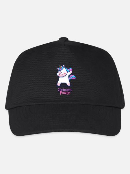 Unicorn Power - Kids’ Baseball Cap - black