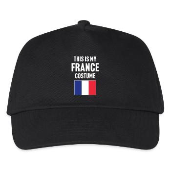 This my France costume - Kids’ Baseball Cap - black - Front