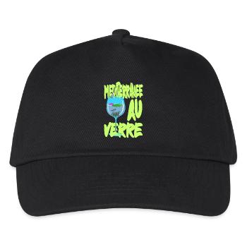 Mediterranean by Glass - Surealism petiteToulon - Kids’ Baseball Cap - black - Front