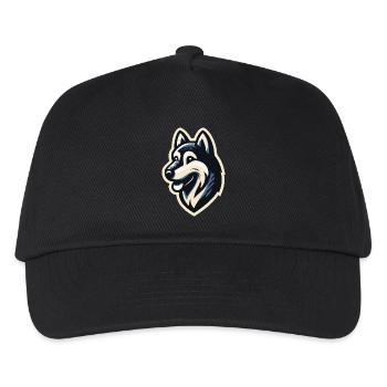 Husky de profil - Casquette de baseball Enfant - noir - Devant