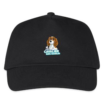 TEAM Cavalier King Charles - White & Tan - Kids’ Baseball Cap - black - Front