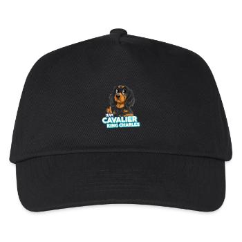 TEAM Cavalier King Charles - Black & Tan - Kids’ Baseball Cap - black - Front