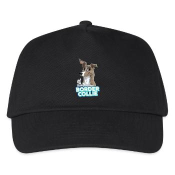 TEAM Border Collie Shorthair - Lilac - Kids’ Baseball Cap - black - Front