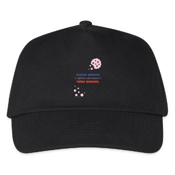 Cookies gelöscht - Kinder Basecap - Schwarz - Vorne