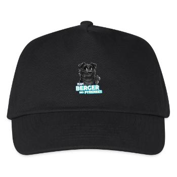 TEAM Berger des Pyrénées - Noir - Casquette de baseball Enfant - noir - Devant