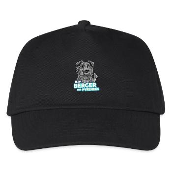 TEAM Pyrenean Shepherd Dog - Harlequin - Kids’ Baseball Cap - black - Front
