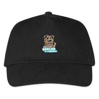 TEAM Berger des Pyrénées - Fauve - Casquette de baseball Enfant - noir - Devant