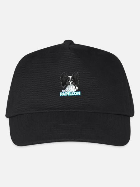 TEAM Schmetterling - Schwarz - Kinder Basecap - Schwarz