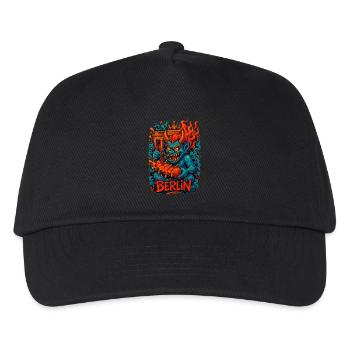 Berlin Oni – Currywurst Chaos - Casquette de baseball Enfant - noir - Devant