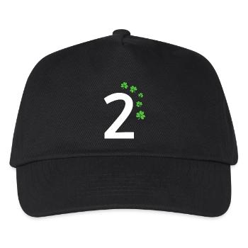 2 - Kinder Basecap - Schwarz - Vorne