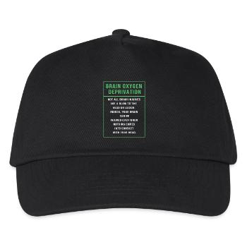 Stroke Brain Injury - Kids’ Baseball Cap - black - Front