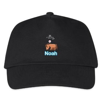 Falkenhof Noah Cheval de bande dessinée - Casquette de baseball Enfant - noir - Devant