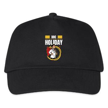 Doc Holiday – Médecin en style fraude sur le temps de travail - Casquette de baseball Enfant - noir - Devant