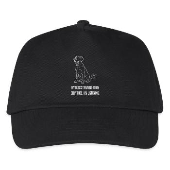 Entraînement au crawl abdominal - Casquette de baseball Enfant - noir - Devant