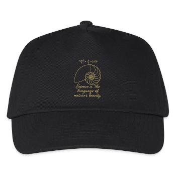 Shell of Fibonacci - Kids’ Baseball Cap - black - Front