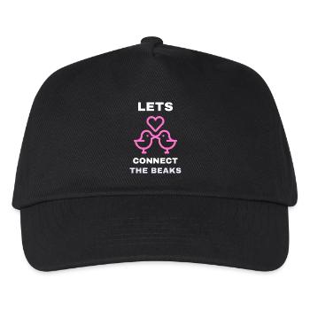 Connectons les becs - Casquette de baseball Enfant - noir - Devant