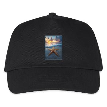 Étoile de mer Étoile de mer - Casquette de baseball Enfant - noir - Devant
