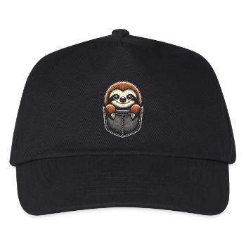 Lazy Sloth Lover, Sloths, Sloth - Kids’ Baseball Cap - black - Front