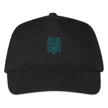 Turquoise Ornament Tribal Pattern - Kids’ Baseball Cap - black - Front