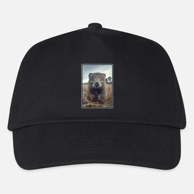 Wombats Wombat - Kinder Basecap - Schwarz
