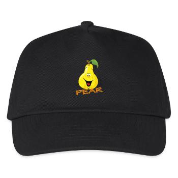 PEAR - Kinder Basecap - Schwarz - Vorne