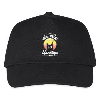 Ils aiment probablement poser des questions inutiles - Casquette de baseball Enfant - noir - Devant