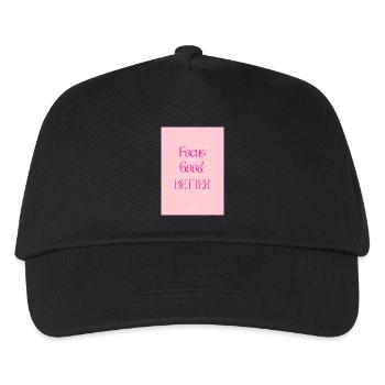 Lorsque vous vous concentrez sur le bien, le bien s’améliore - Casquette de baseball Enfant - noir - Devant